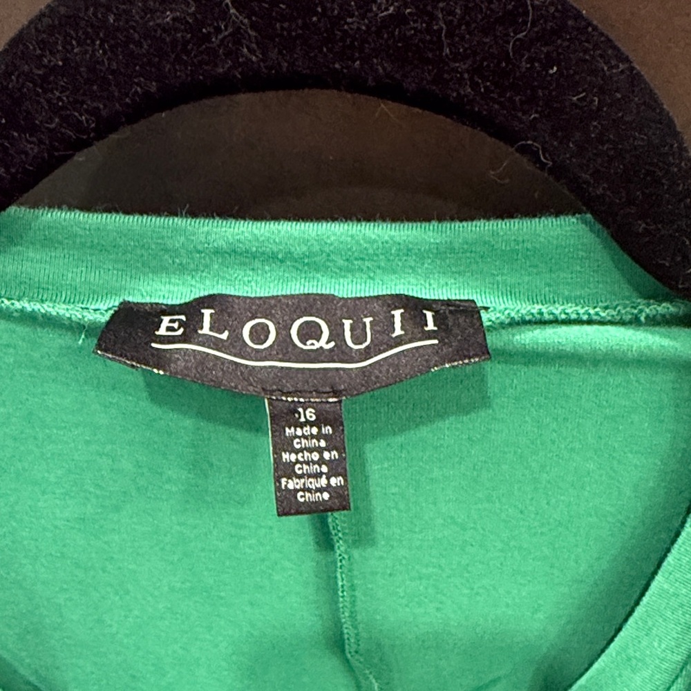 Eloquii Vibrant Green Dress - Picture 2 of 5